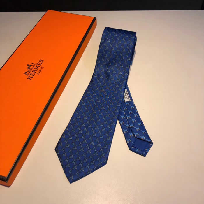 Classic Men Business Luxury Tie Replica Top Quality Hermes Ties 25